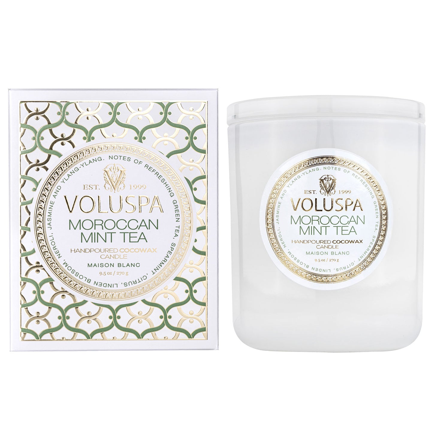 Voluspa Moroccan Mint Tea Candle