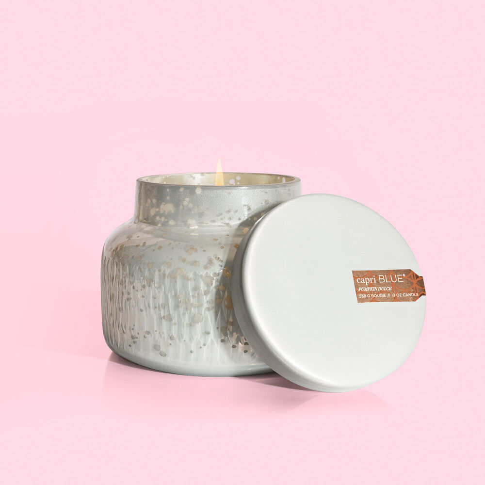 Capri BLUE Pumpkin Dolce Jar Candle