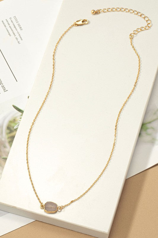 Elegant Stone Necklace