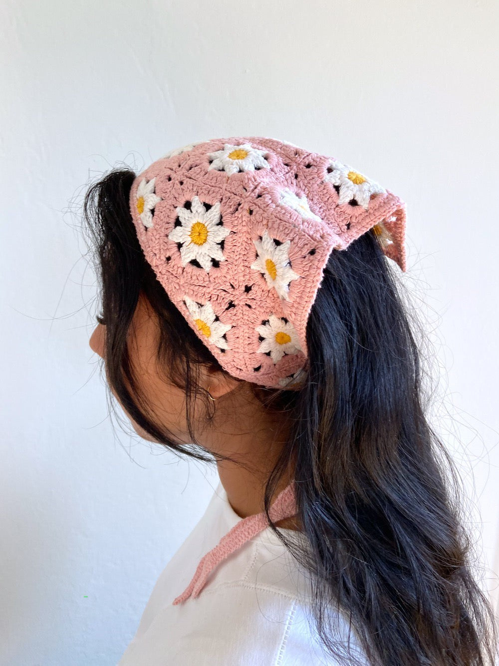 Summer Days Daisy Head Scarf