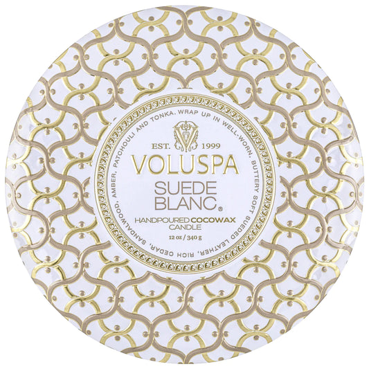 Voluspa Suede Blanc Candle