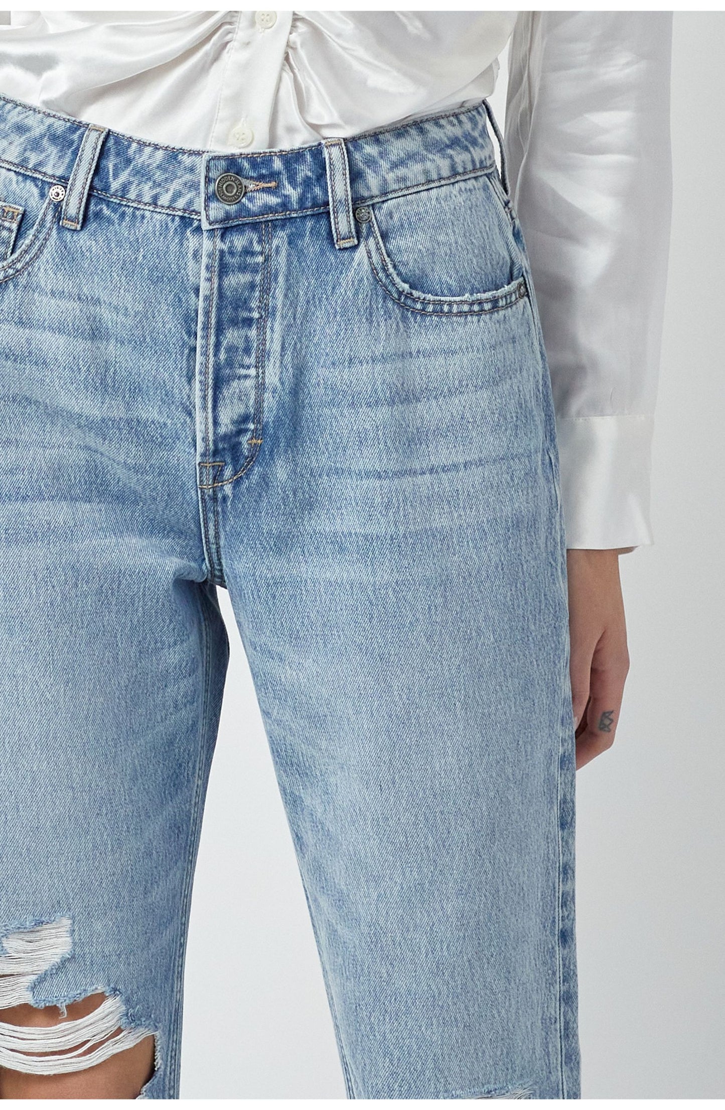 Zoey High Rise Mom Jean