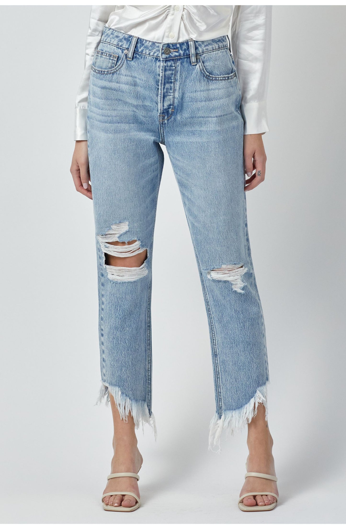Zoey High Rise Mom Jean