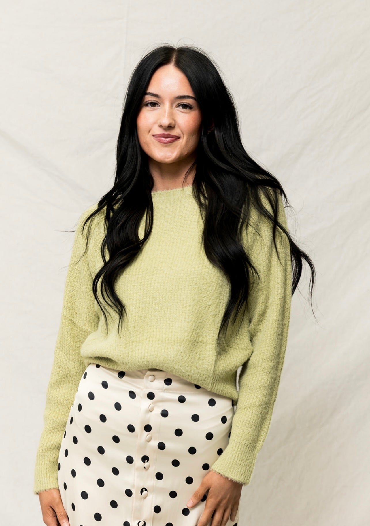 Free People Analise Polka Dot Skirt