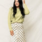 Free People Analise Polka Dot Skirt