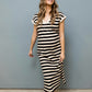 Newport Striped Midi Dress