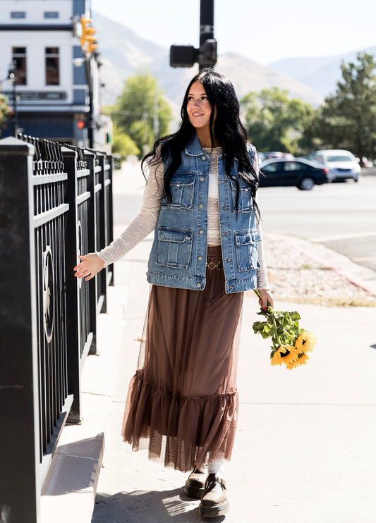 Make A Wish Tulle Maxi Skirt