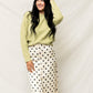 Free People Analise Polka Dot Skirt