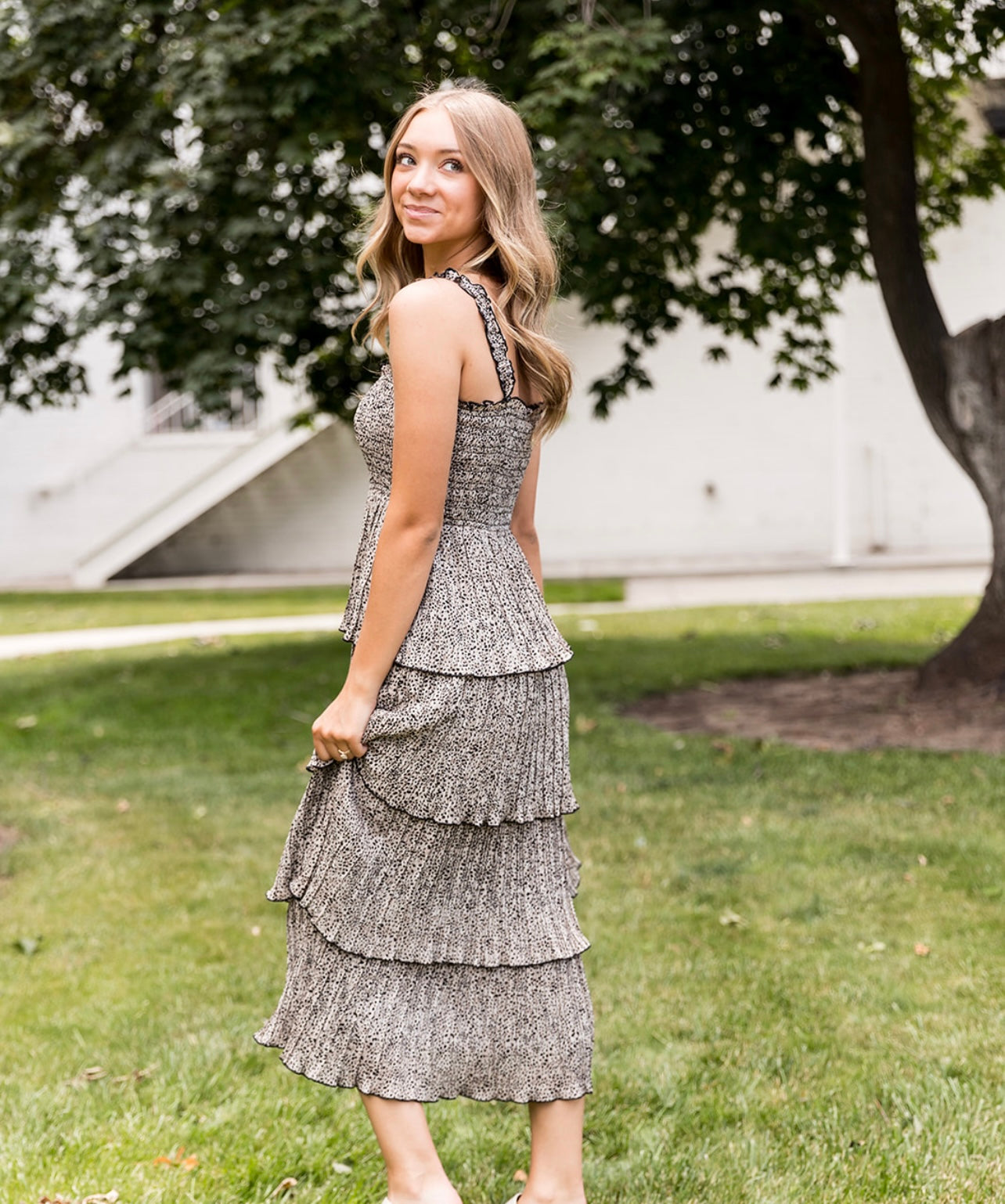 Sammie Tiered Ruffle Midi Dress