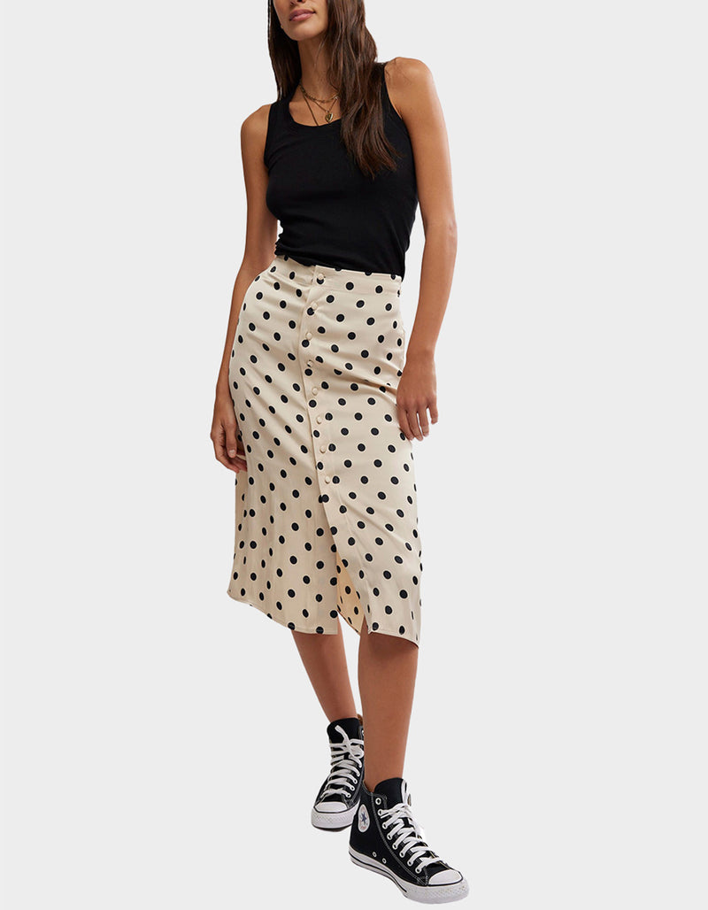 Free People Analise Polka Dot Skirt