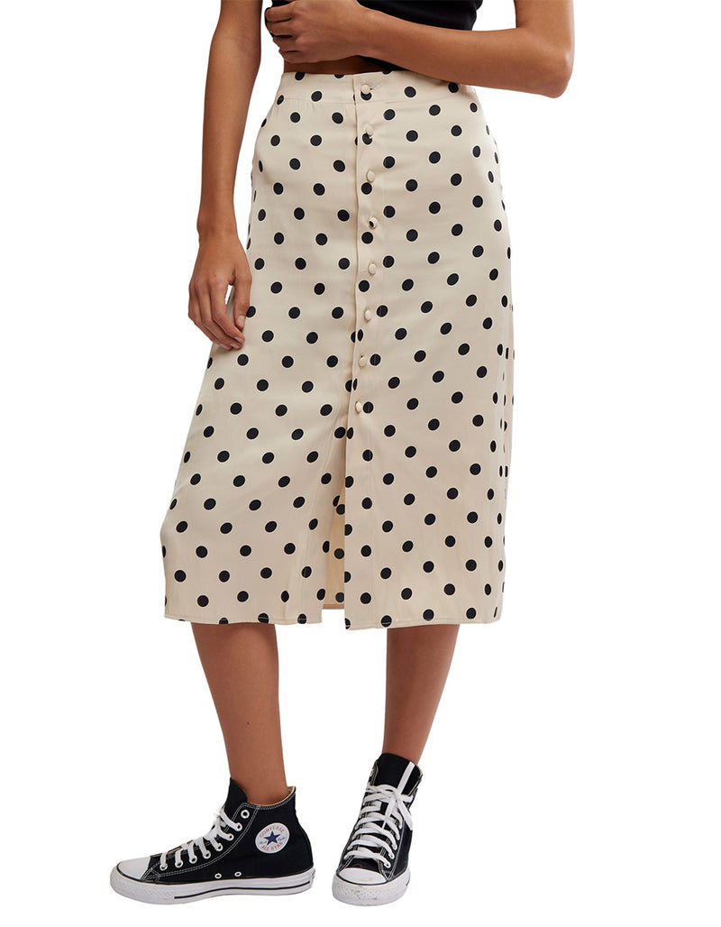 Free People Analise Polka Dot Skirt