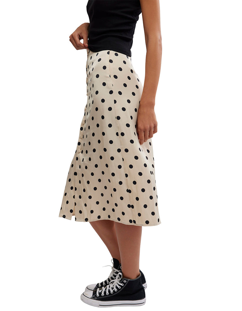 Free People Analise Polka Dot Skirt