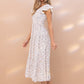 Dainty Floral Smocked Ruffle Dress