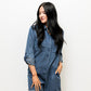 Layla Buttoned Denim Romper