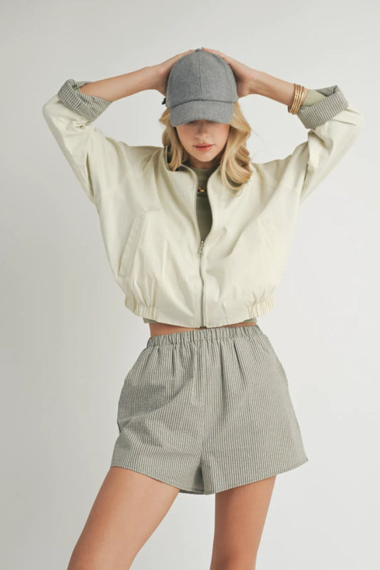 Effie Elastic Waist Shorts