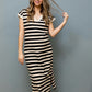 Newport Striped Midi Dress