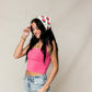 Sweet Summer Breeze Wide Strap Knit Brami Top