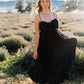 Clara Bow Solid Maxi Dress
