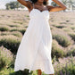 Clara Bow Solid Maxi Dress