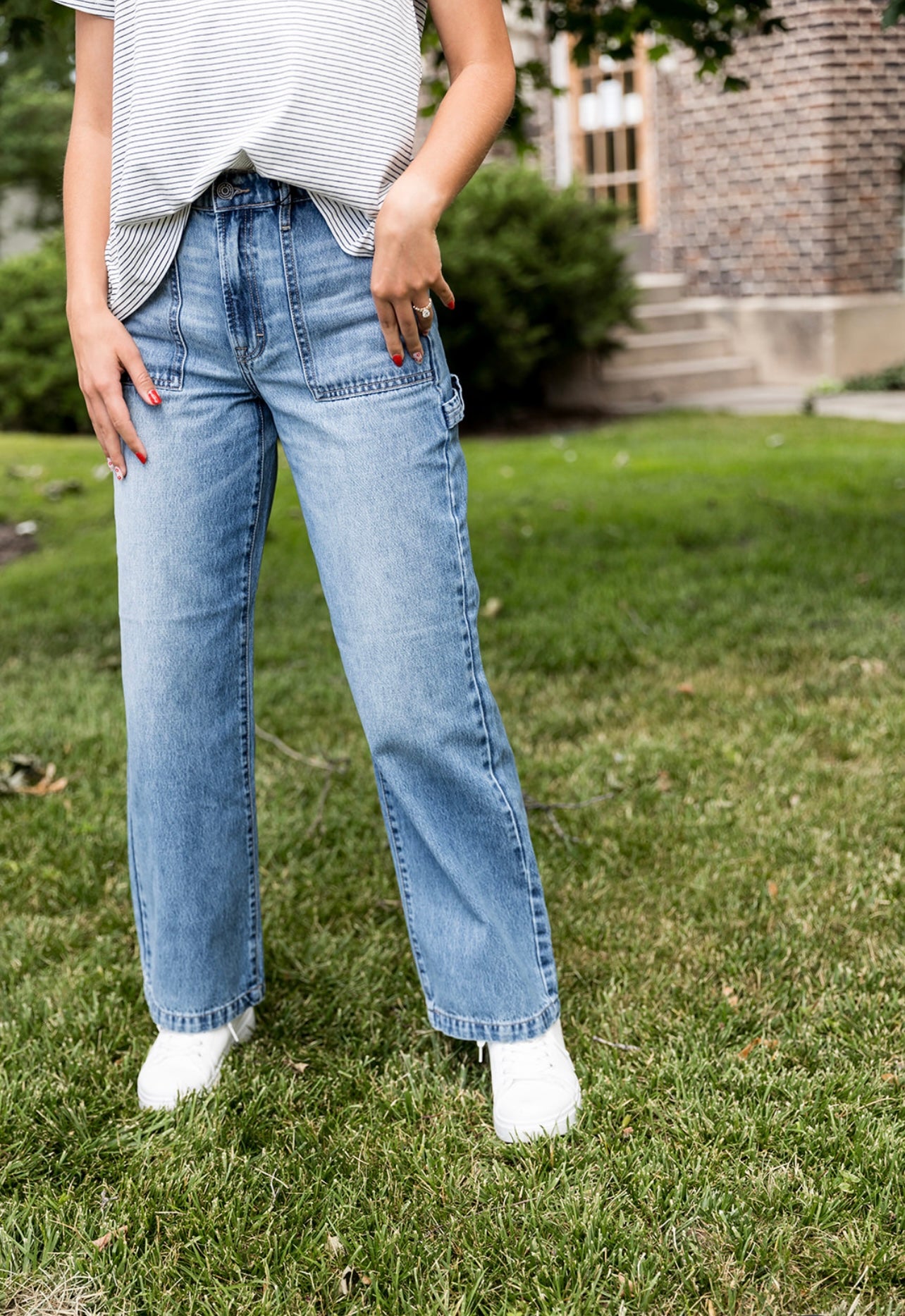 Allie Carpenter Wide Leg Dad Jeans