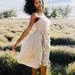 Wren Polka Dot Scalloped Midi Dress