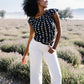 Free People Printed Luna Top