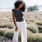 Free People Printed Luna Top