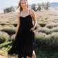 Clara Bow Solid Maxi Dress