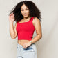 Sweet Summer Breeze Wide Strap Knit Brami Top