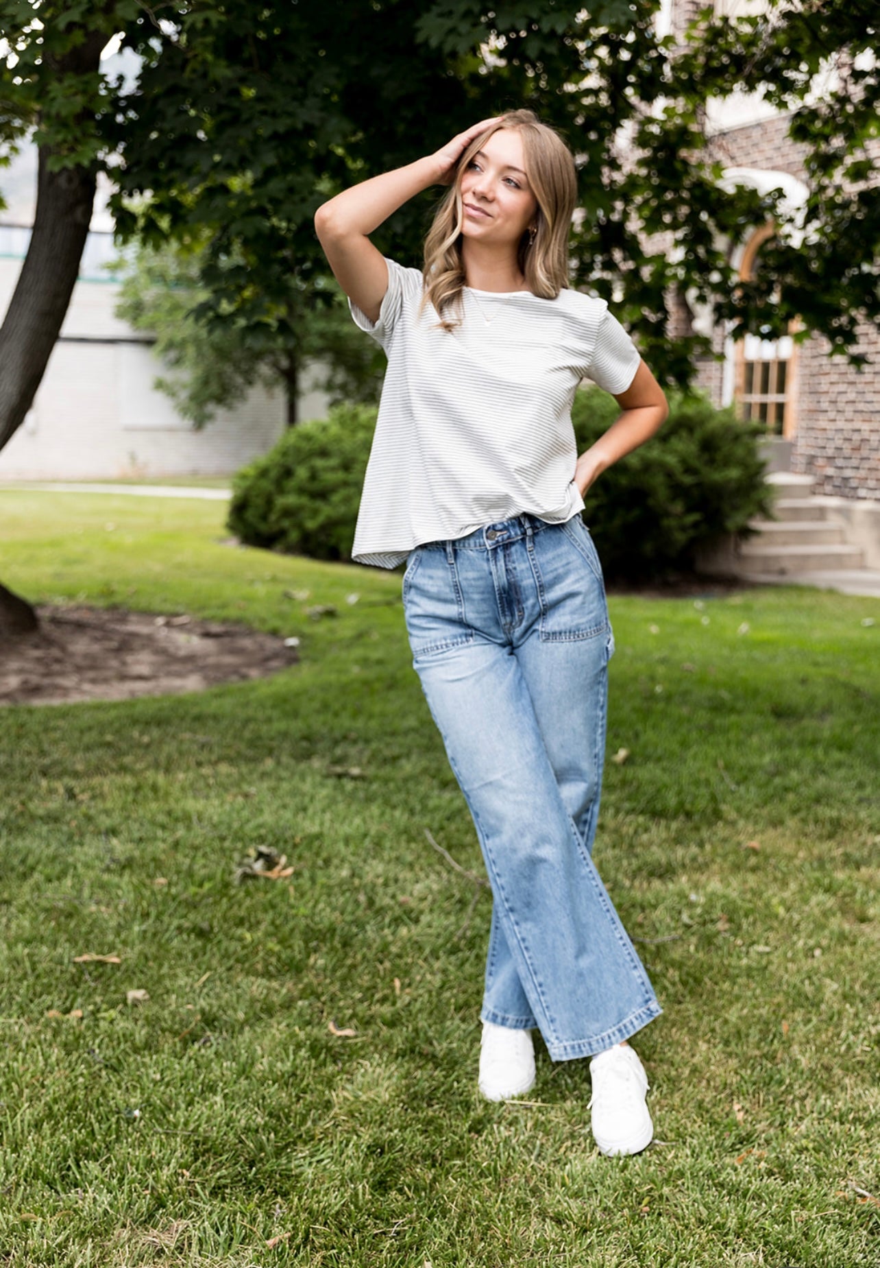 Allie Carpenter Wide Leg Dad Jeans