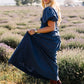 Everly Solid Puff Sleeve Maxi Dress
