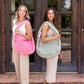 Oversized Slouchy Quilted Tote Bags