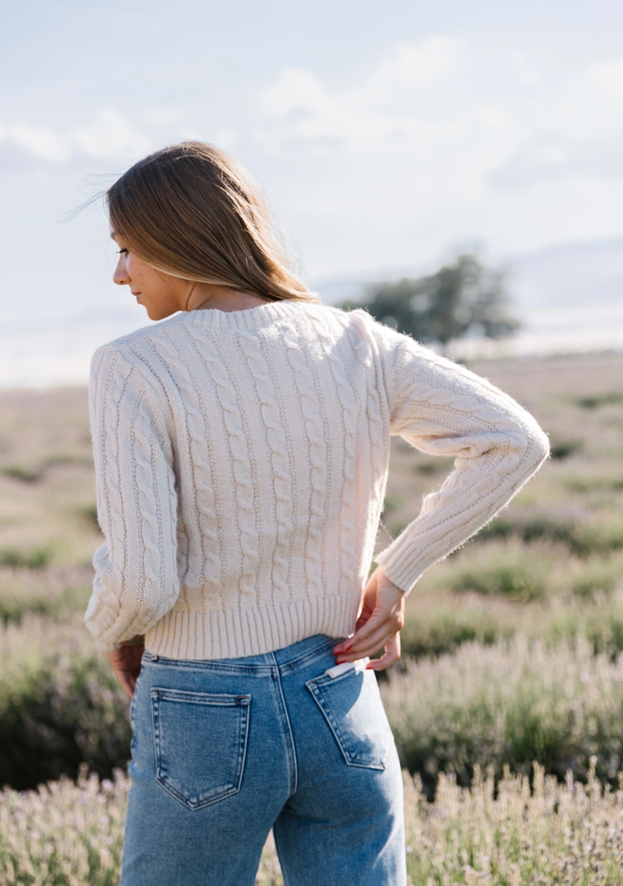 Lulu Embroidered Daisy Sweater