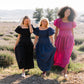 Everly Solid Puff Sleeve Maxi Dress