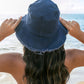 Sunny Day Frayed Edge Bucket Hat