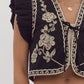 Lena Ruffle Sleeve Embroidered Vest