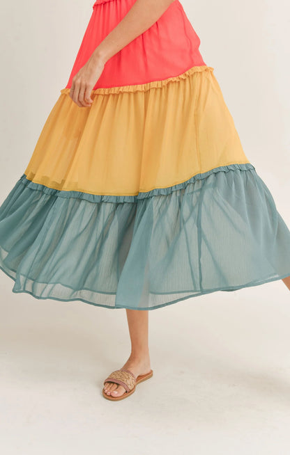 It's A Colorful Life Maxi Skirt