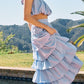 All Ruffled Up Tiered Maxi Skirt
