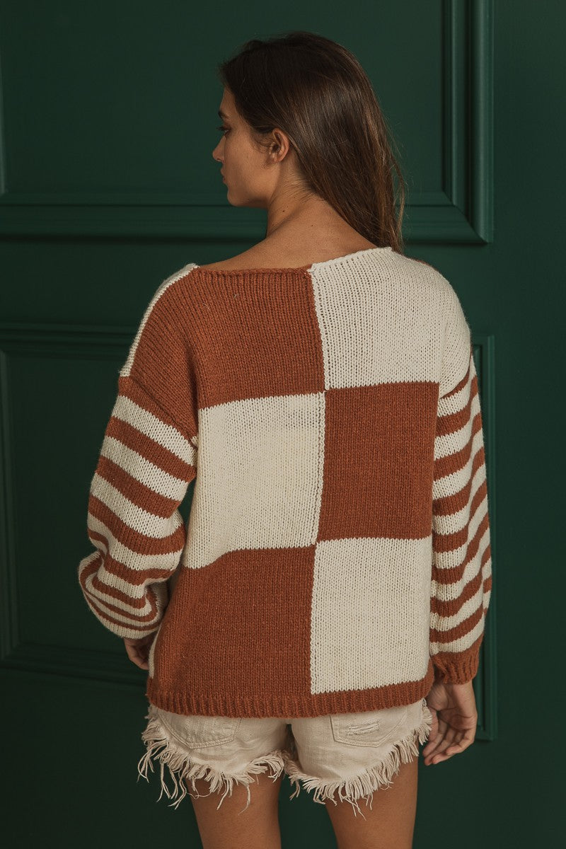 Adalade Color-Block Sweater