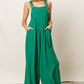 Tess Gathered Front Linen Jumpsuit