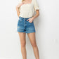 Sweet One Textured Ruffle Sleeve Blouse