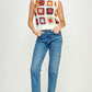 Sammi Vintage Summer Color-block Vest