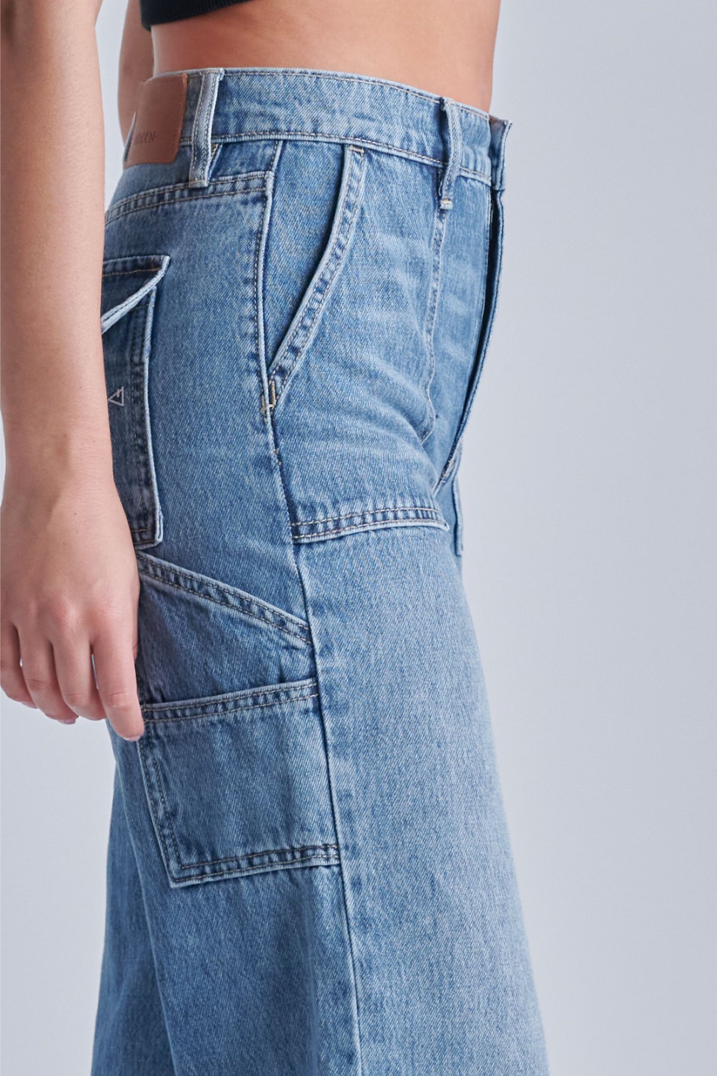 Allie Carpenter Wide Leg Dad Jeans