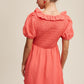Brynley Ruffled Peplum Mini Dress