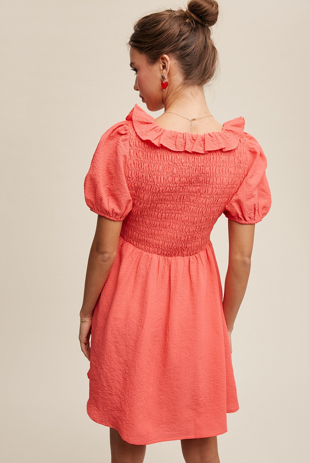 Brynley Ruffled Peplum Mini Dress