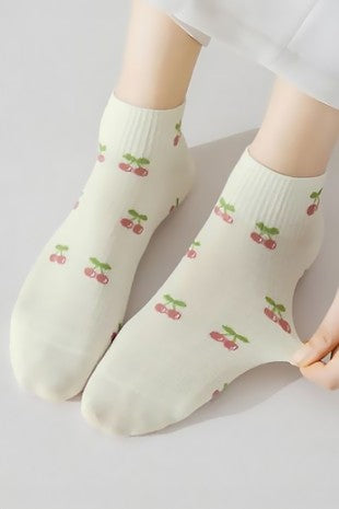 Cherry Long Socks