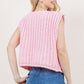 Love Letters Chunky Knit Sweater Vest