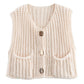 Love Letters Chunky Knit Sweater Vest