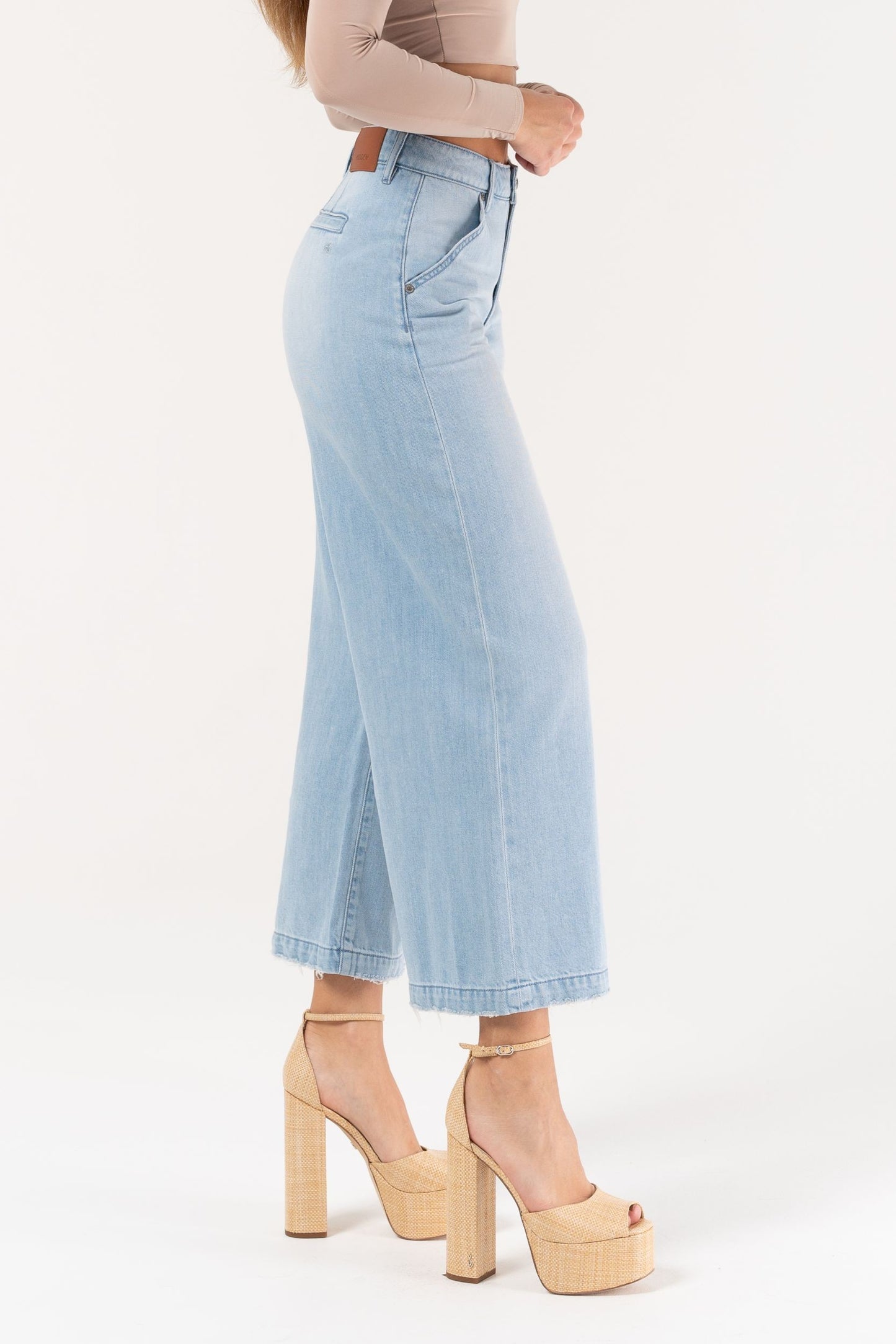 Lindsey Cropped Wide Leg Trouser