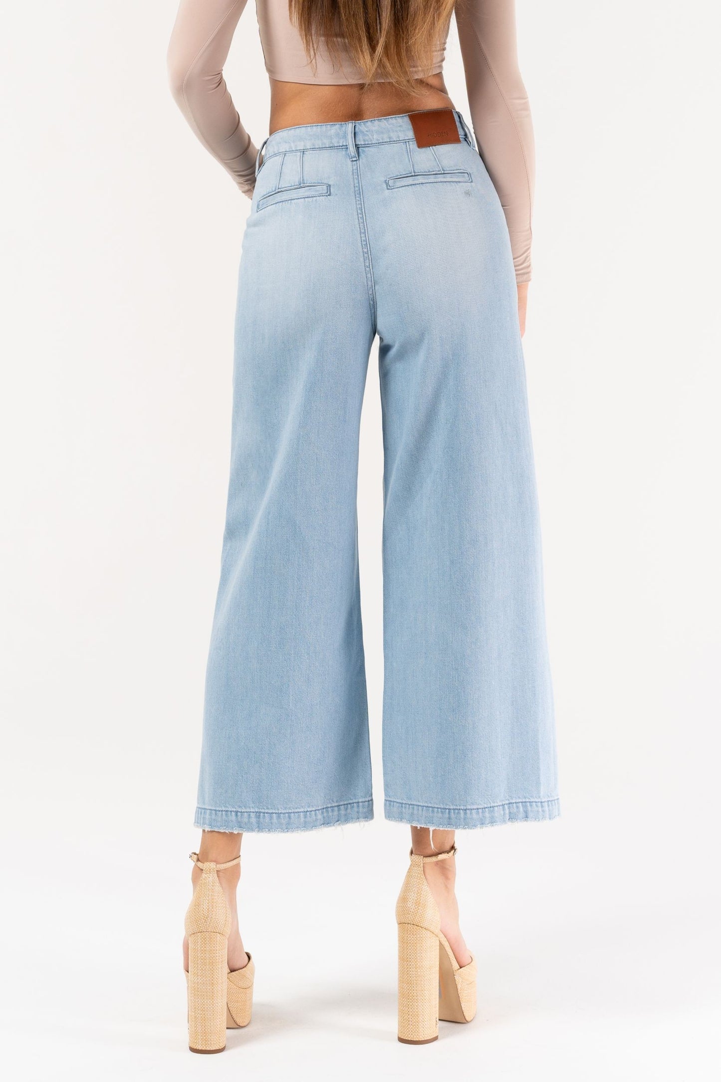 Lindsey Cropped Wide Leg Trouser